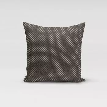 КРАСИВАЯ ЖИЗНЬ. Чехол на подушку звезды темно-серый натуральный разные размеры размер 80х80см (ВхШ) размер 80х80см (ВхШ) Schner-Leben