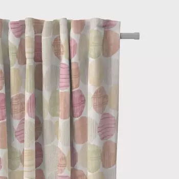 КРАСИВАЯ ЖИЗНЬ. Камни для штор камни круги белый красный оранжевый зеленый 245c подвесные люверсы Schner-Leben, мультиколор