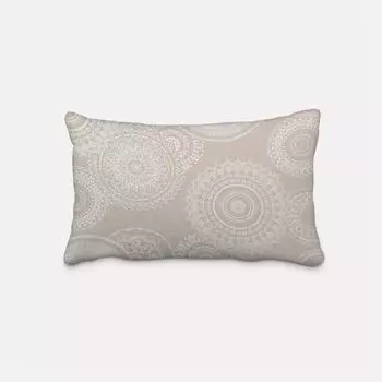 КРАСИВАЯ ЖИЗНЬ. Наволочка круги орнаменты натуральный белый разные размеры размер 30х50см (ВхШ) размер 30х50см (ВхШ) Schner-Leben