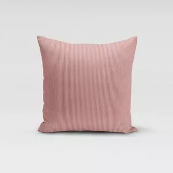 КРАСИВАЯ ЖИЗНЬ. Наволочка с полосками вертикальными 3 мм, кремово-розовыми, размер 70х70см (ВхШ) 70х70см (ВхШ) размер Schner-Leben