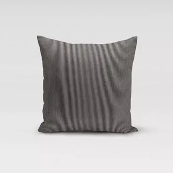 КРАСИВАЯ ЖИЗНЬ. Наволочка в полоску 3мм бежевая синяя разные размеры размер 80х80см (ВхШ) размер 80х80см (ВхШ) Schner-Leben