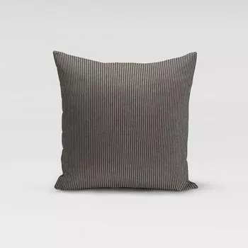 КРАСИВАЯ ЖИЗНЬ. Наволочка в полоску 3мм бежевый черный разные размеры размер 70х70см (ВхШ) 70х70см (ВхШ) размер Schner-Leben