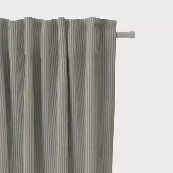 КРАСИВАЯ ЖИЗНЬ. Полосы для штор 3мм бежевые черные 245см люверсы для подвески Schner-Leben, бежевый