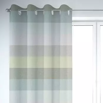 КРАСИВАЯ ЖИЗНЬ. Портьера жаккардовая с оленями светло-серая серая 245см подвеска на присборенной петлевой ленте Schner-Leben, серый