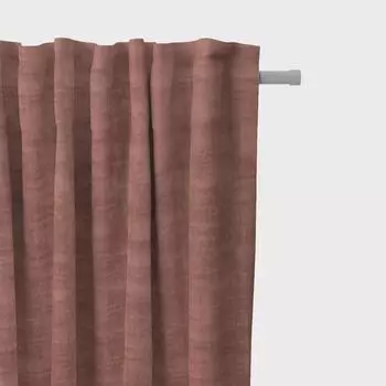 КРАСИВАЯ ЖИЗНЬ. Штора бархатная планета космос синяя разноцветная 245см подвесные люверсы Schner-Leben, розовый