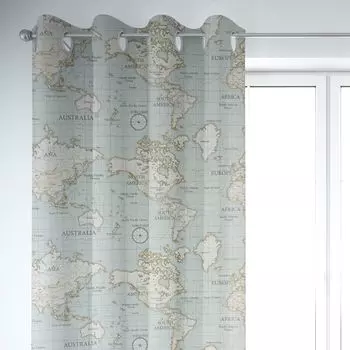 КРАСИВАЯ ЖИЗНЬ. Штора Клубника Растущая Клубника натуральная красная зеленая 2 подвесная копченая петлевая лента Schner-Leben, синий