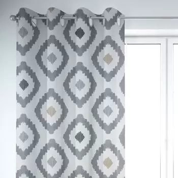 КРАСИВАЯ ЖИЗНЬ. Штора Pacific бамбук темно-бежевый зеленый 245см подвесная лента с присборенной петлей Schner-Leben, мультиколор