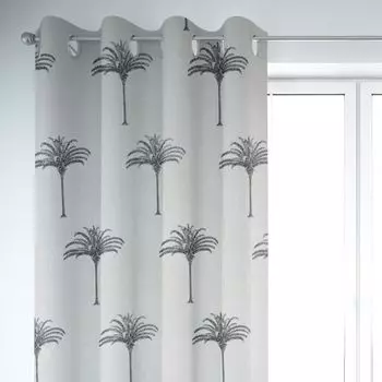 КРАСИВАЯ ЖИЗНЬ. Штора пампасная трава эвкалипт натуральный красный 245см подвесная присборенная петлевая лента Schner-Leben, бежевый