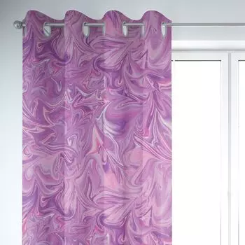 КРАСИВАЯ ЖИЗНЬ. Штора с цифровым принтом цветов 245см или желаемая длина Schner-Leben, фиолетовый