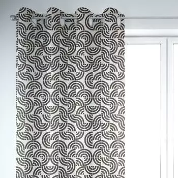 КРАСИВАЯ ЖИЗНЬ. Штора с присборенной лентой звезды бело-красная 245см Schner-Leben, белый