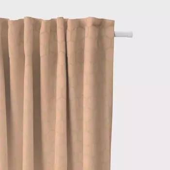 КРАСИВАЯ ЖИЗНЬ. Штора сотовая, шестигранная, абрикосовая, золотистая, металлик, 245см, подвесные люверсы Schner-Leben, оранжевый