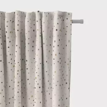 КРАСИВАЯ ЖИЗНЬ. Штора в полоску этническая инка белая серая зеленая розовая 245см подвесная присборенная петлевая лента Schner-Leben, белый