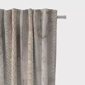 КРАСИВАЯ ЖИЗНЬ. Шторы Единорог Разноцветные единороги натуральные красочные 245см подвесная лента с копченой петлей Schner-Leben, бежевый