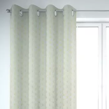 КРАСИВАЯ ЖИЗНЬ. Шторы металлические грабли мятно-золотые 245см, подвеска, присборенная лента-петля Schner-Leben, зеленый