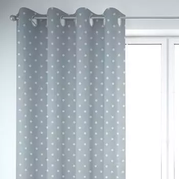 КРАСИВАЯ ЖИЗНЬ. Точки полной остановки для штор серо-белые 245 см или подвесные люверсы желаемой длины Schner-Leben, синий