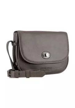 Красивая кожаная сумка через плечо 20 см LEONHARD HEYDEN, тауп