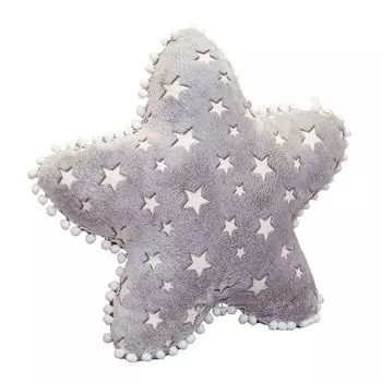 Красивая подушка для куклы в форме звезды. Креативная светящаяся хлопковая подушка из полипропилена для детей-B, размеры: L Stuttg