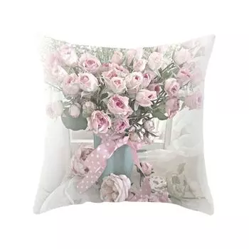 Красивая подушка с цветком, чехол для подушки, диван-кровать, автомобильное кафе, офисное украшение-11 # Stuttg