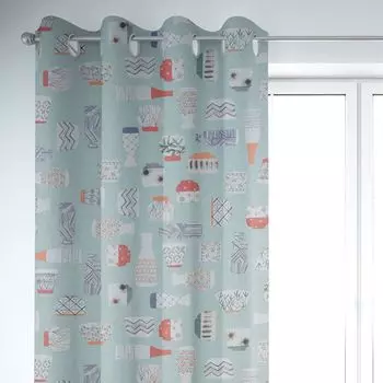 Красивая прозрачная занавеска, двухслойная тюлевая занавеска с цветочным принтом из полиэстера для дома, зеленый цвет, размеры: XL Schner-Leben