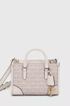 Красивая сумочка DKNY, бежевый