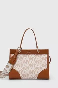 Красивая сумочка DKNY, бежевый