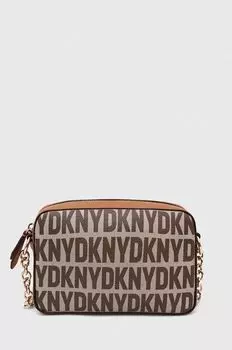 Красивая сумочка DKNY, коричневый