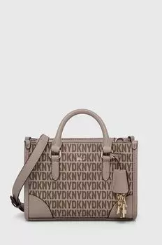Красивая сумочка DKNY, коричневый