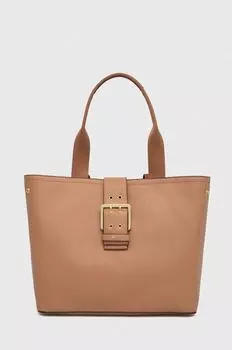 Красивая сумочка DKNY, коричневый