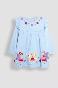 Красивая туника с аппликацией в виде сказочной сцены Jojo Maman Bb, синий