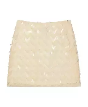 Красивая юбка из пайеток Munthe, бежевый