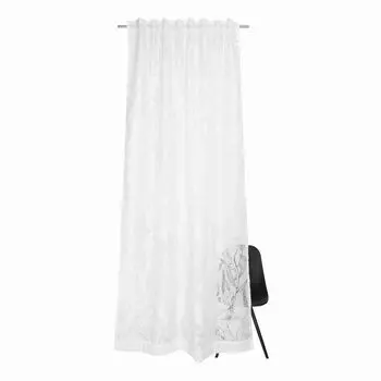 Красивая живая штора со скрытой петлей на ленте яркого цвета бежевого размера 130х250. Schner Wohnen Kollektion