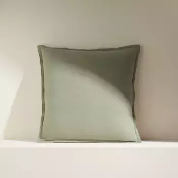 Красивый льняной чехол на подушку El Corte Ingls, вода