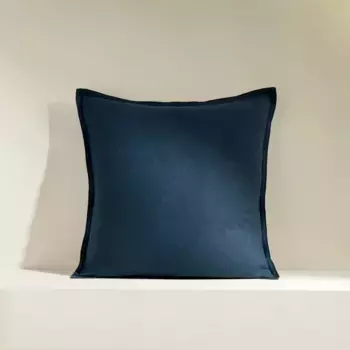Красивый льняной чехол на подушку El Corte Ingls, морской