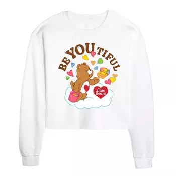 Красивый укороченный флисовый свитшот Care Bears для юниоров Licensed Character