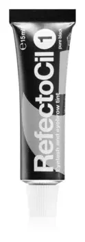 Краска для бровей и ресниц RefectoCil Eyelash and Eyebrow, оттенок 1 Pure Black 15 мл