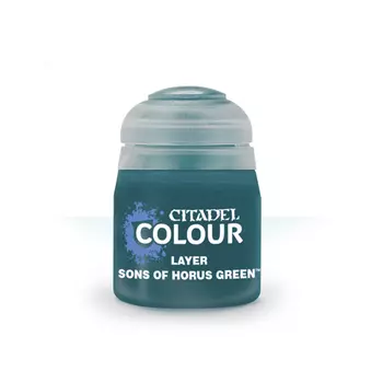 Краска для фигурок Layer: Sons Of Horus Green (12Ml) Games Workshop