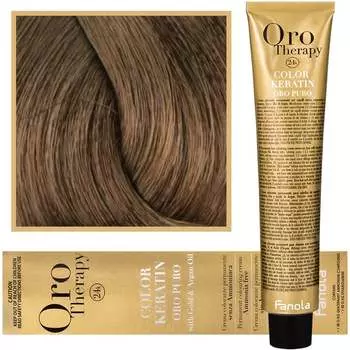 Краска для волос, 100 мл Fanola, Oro Therapy, Color Keratin Oro Puro, 7.31
