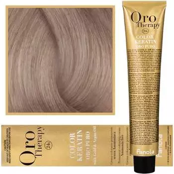 Краска для волос, 100 мл Fanola, Oro Therapy, Color Keratin Oro Puro, 9.13