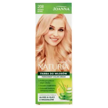 Краска для волос 208 розово-русый, 1 упаковка. Joanna Naturia color, цвет 208 rany blond