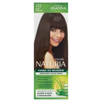 Краска для волос 222 дикий каштан, 1 упаковка. Joanna Naturia color, цвет 222 dziki kasztan