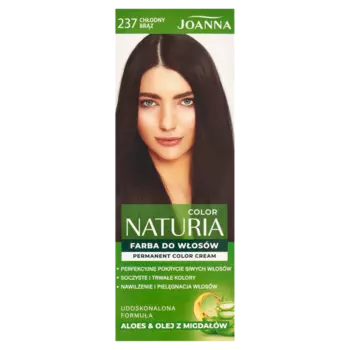 Краска для волос 237 холодный коричневый, 1 упаковка. Joanna Naturia color, цвет 237 chodny brz