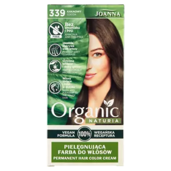 Краска для волос 339 какао Joanna Naturia Organic, 1 упаковка
