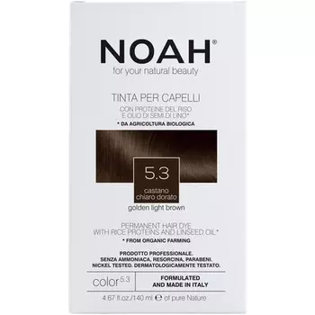 Краска для волос № 5.3 Золотисто-коричневая, 140 мл, Noah