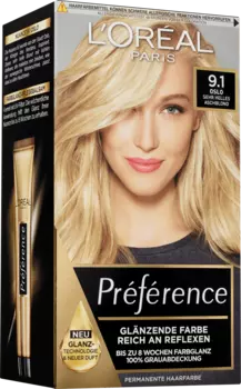 Краска для волос 9.1 Осло очень светлый пепельный блондин 1 шт. L'Oreal