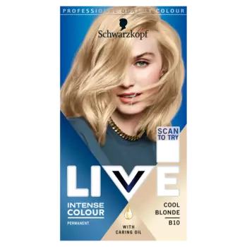 Краска для волос b10 холодный блонд, 1 упаковка. Live Intense colour, цвет b10 cool blonde