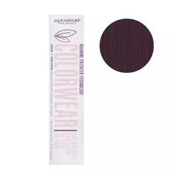 Краска для волос без аммиака 4.66, 60 мл Alfaparf Color wear, цвет 4.66