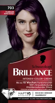 Краска для волос Brillance Intensiv-Color-Creme 703 Dunkler Amethyst