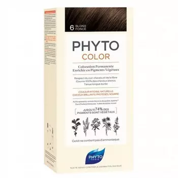 Краска для волос color hair dye Phyto, цвет nr. 6.0, 112 мл