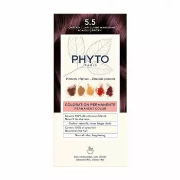 Краска для волос color hair Phyto, цвет nr. 5.5 light mahogany brown