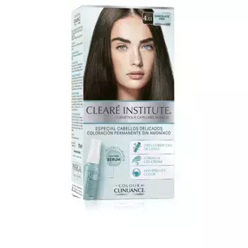 Краска для волос Colour clinuance cabellos delicados Clear Institute, цвет 4.01-chocolate frio, 1 шт.
